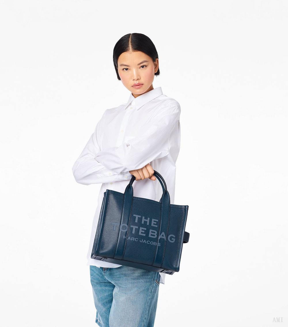 The Leather Medium Tote Bag