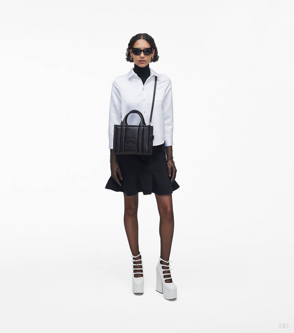 The Monogram Debossed Small Tote Bag