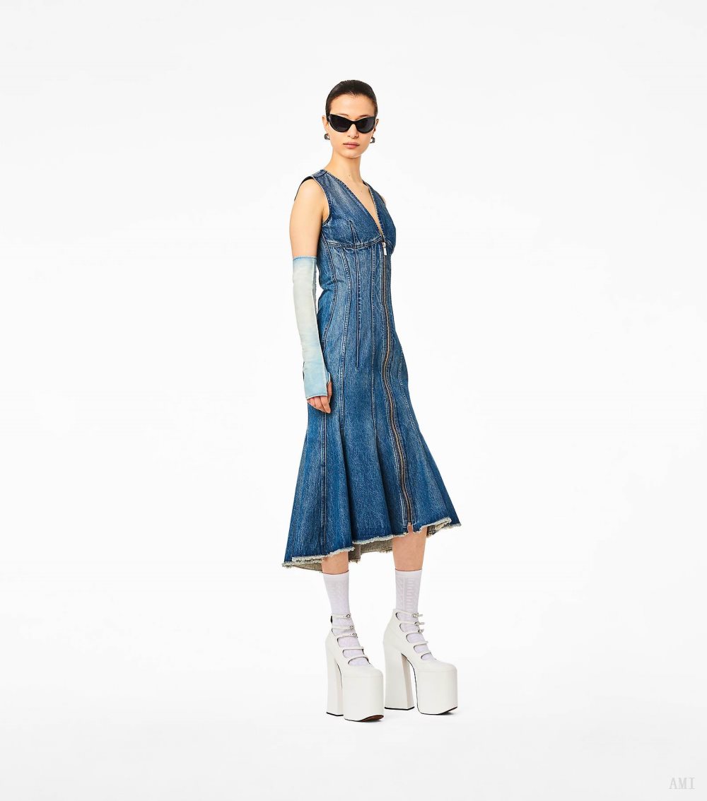 The Wave Denim Dress