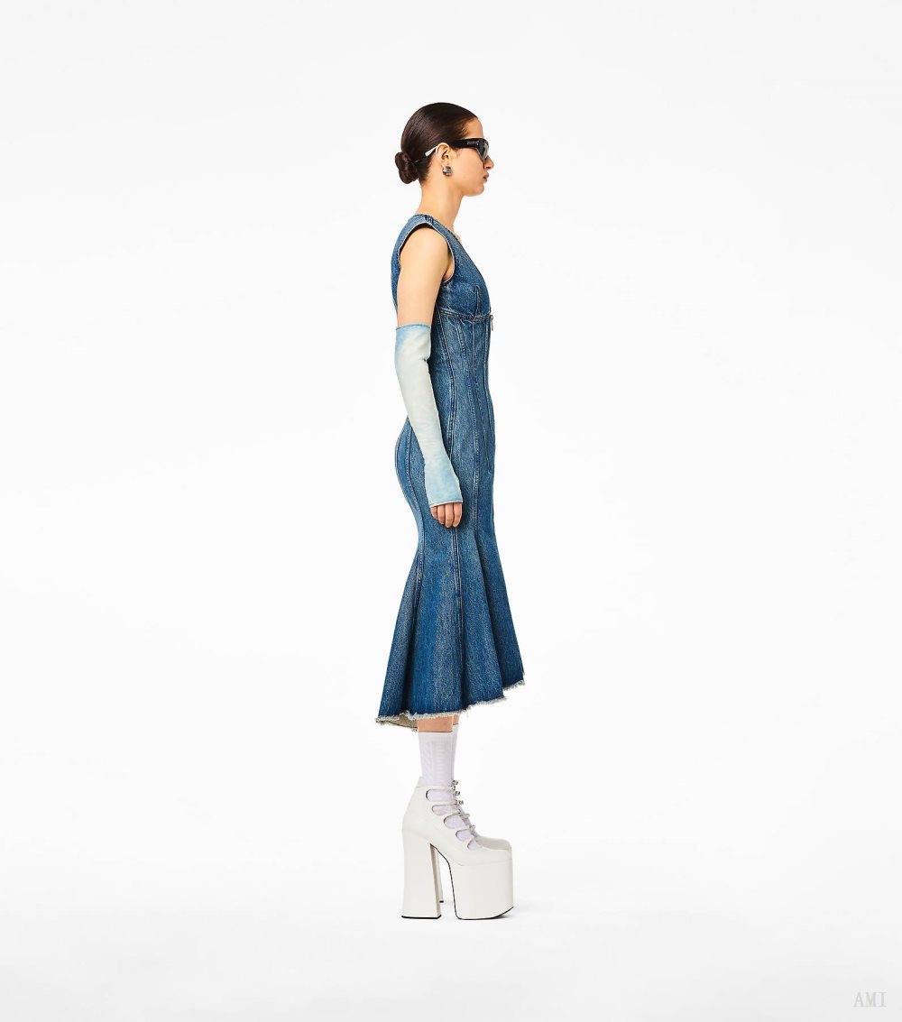 The Wave Denim Dress