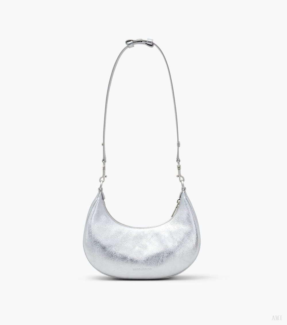 The Metallic Leather Curve Bag