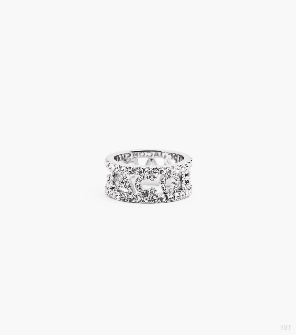 The Monogram Pave Ring