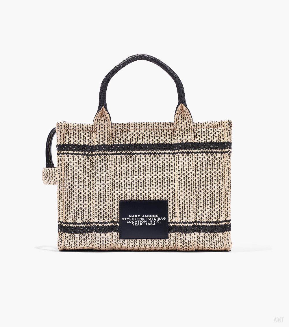 The Straw Jacquard Medium Tote Bag